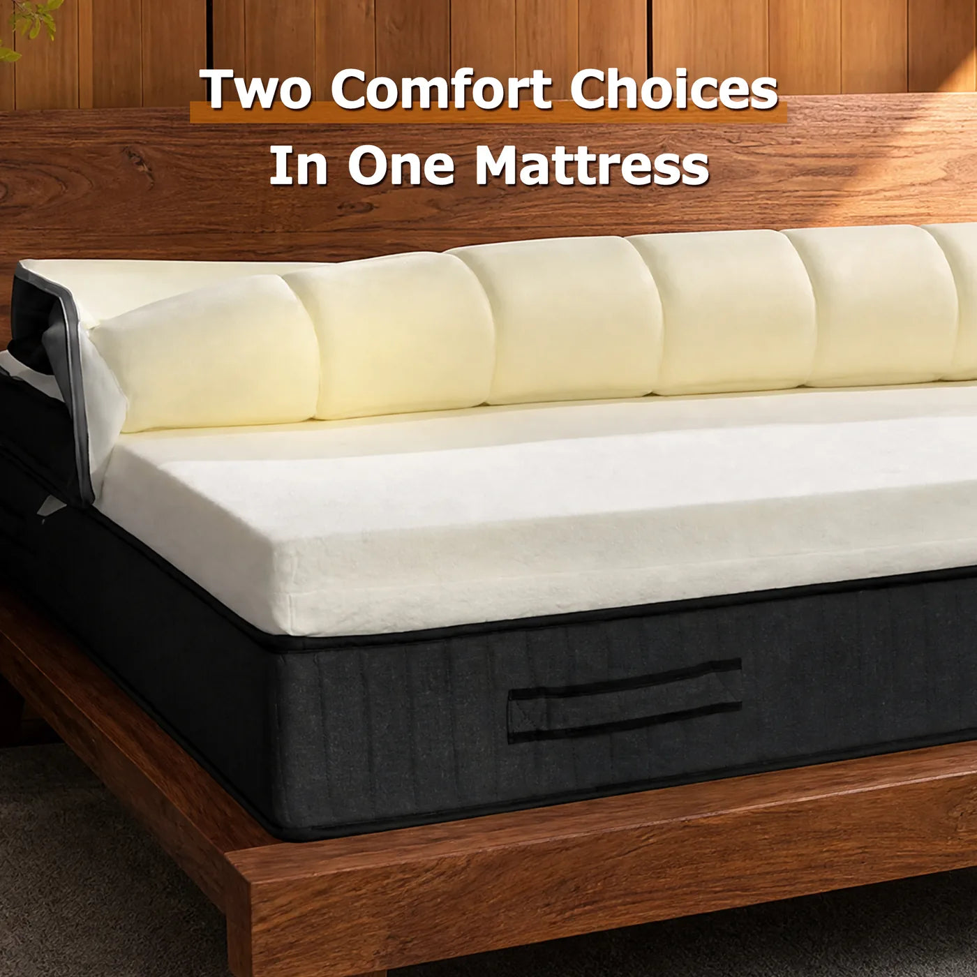 The comfort layer lifting away