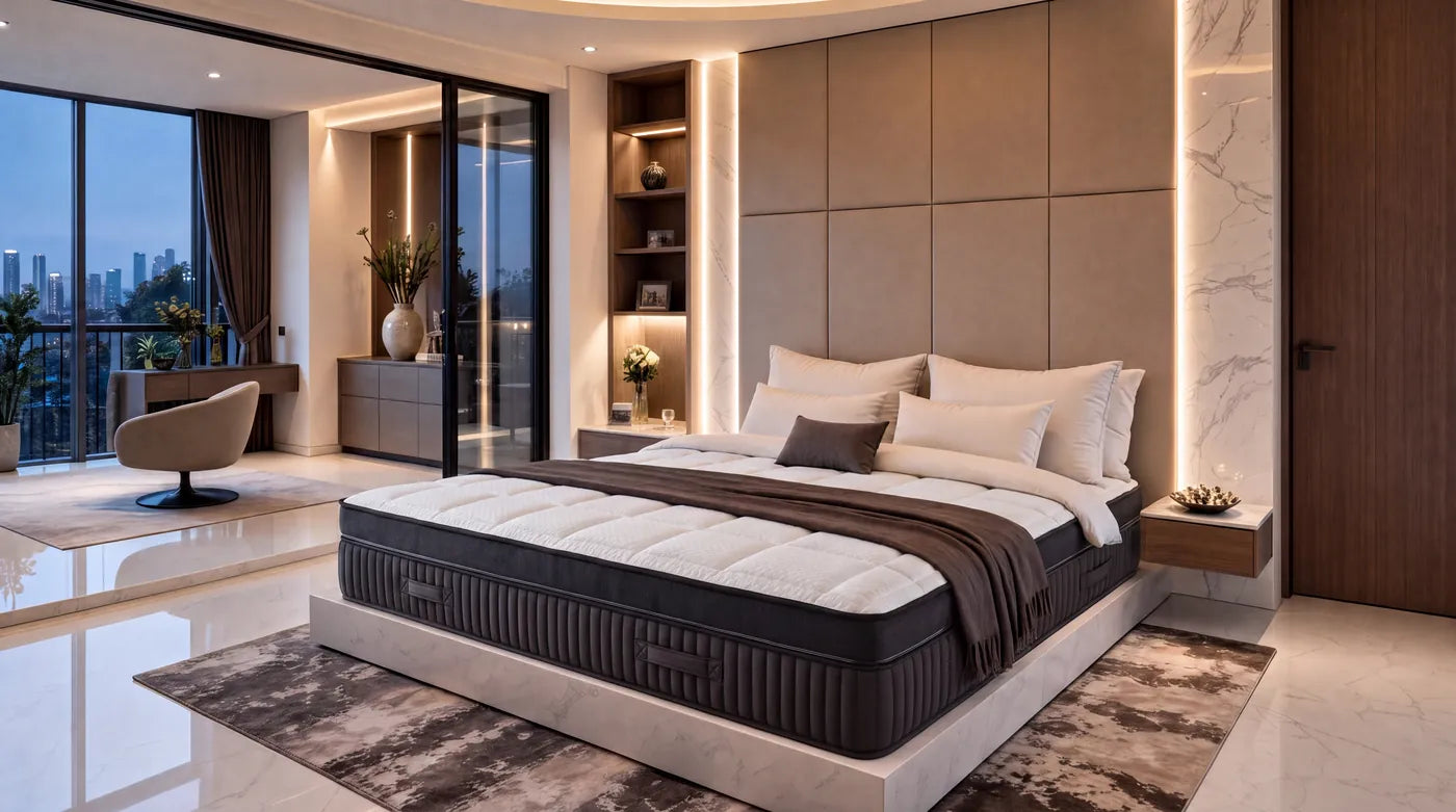 A continental bedroom